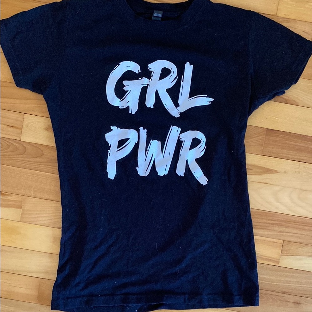 Black 'GRL PWR' T-Shirt